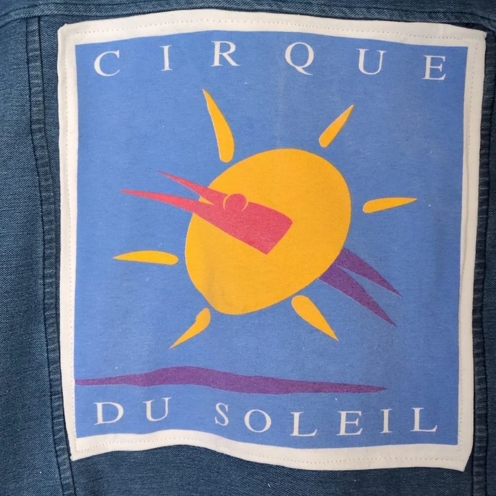 Vintage Look Cirque Du Soleil Moto Jacket - Picture 2 of 4